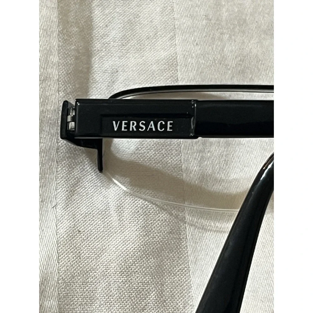 Vintage Retro VERSACE DESIGNER Eyeglasses Mod.1097 Frames Only 52-18-135 Black